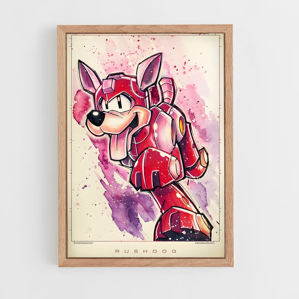 Poster Sonic Inferno – affiche Mega man (vue 4)